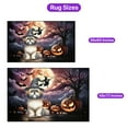 thumbnail image 5 of Spooky Halloween Night Witch Shih Tzu Glowing Pumpkins Indoor Rug Lion Dog Lover Gifts Carpet Living Bed Room Sofa Home Decor - 12015, 5 of 5
