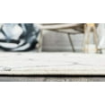 thumbnail image 2 of Unique Loom Trellis Frieze Collection Lattice Moroccan Geometric Modern Area Rug, 10 x 13 Feet, Ivory/Gray, 2 of 5