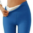 thumbnail image 2 of FAIWAD Fleece Lined Leggings for Womens Elastic High Waisted Pants Skinny Stretch Soft Pants, 2 of 4