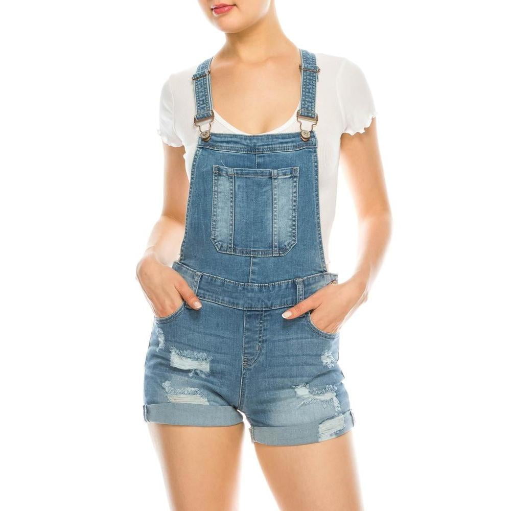 walmart womens overall shorts