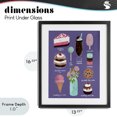 thumbnail image 4 of Stupell Industries Cottage Decadent Desserts & Flowers Black Framed Print Under Glass, 13 x 16, by Metka Hiti, 4 of 8