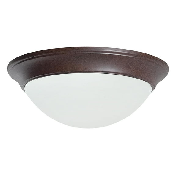 Sunset Lighting F7179 2 Light 180 Watt 16" Wide Flush Mount Ceiling Fixture - Bronze