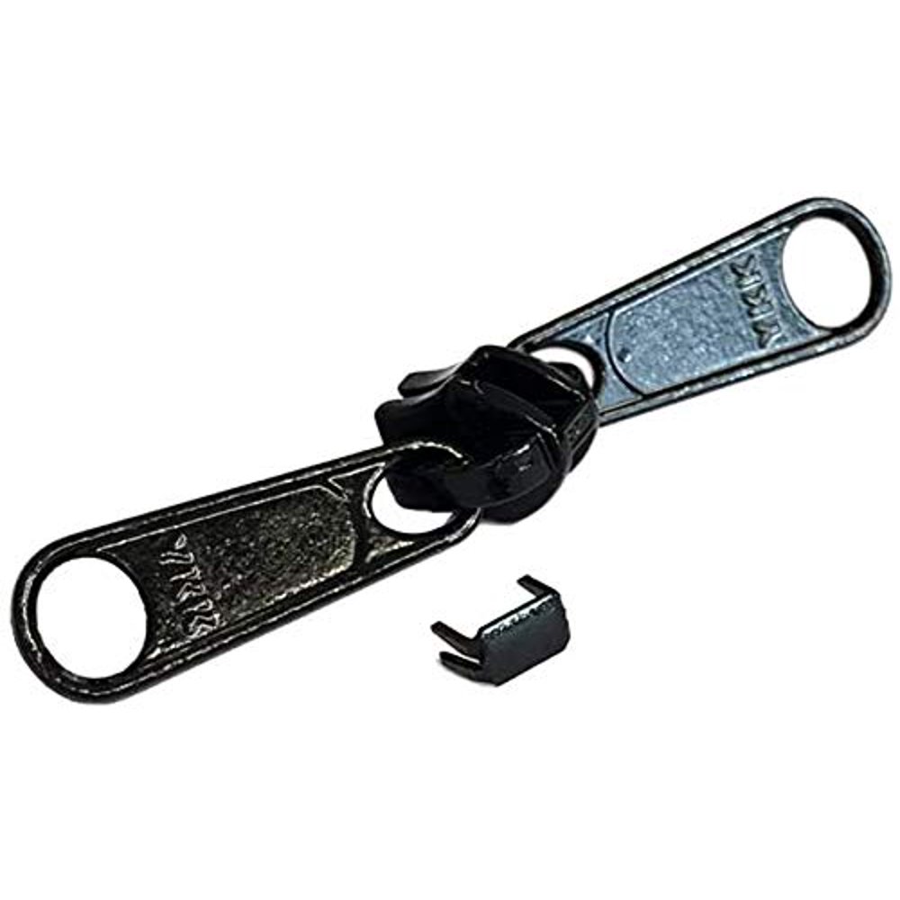 Zipper Repair Kit 5 YKK Coil Nylon NonLock Double Pull Sliders 3
