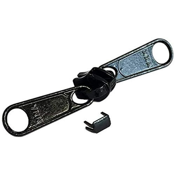 Zipper Repair Kit 5 YKK Coil Nylon NonLock Double Pull Sliders 3