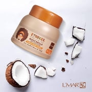 ETNIKER Afro-textured, Curly & Wavy hair Wash Kit: Styling Cream, Nourishing Shampoo, and Deep Conditioning Mask with Coconut, Shea Butter & Monoi Oil. Free S&S Mineral Oil, Parabens (3piece Set)