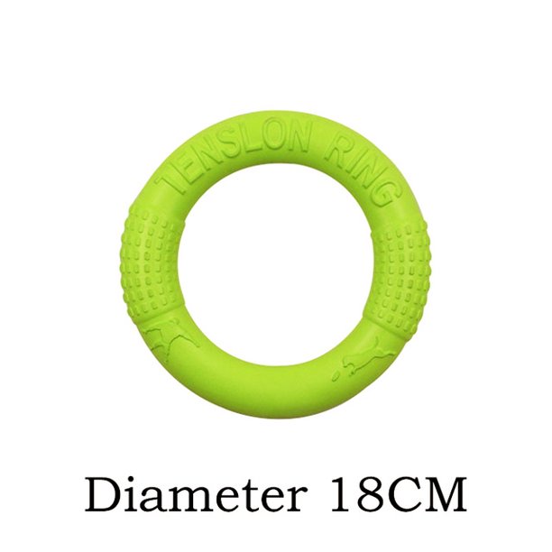 EVA Big Dog Training Ring Juguetes Al Aire Libre 18/27cm Kong Perro De Goma Interactivo Juguete Pequeño Entrenamiento Anillo Extractor