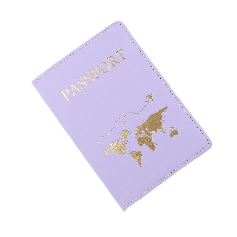 New Map Couple Passport Cover Letter Women Men Travel Case Wedding