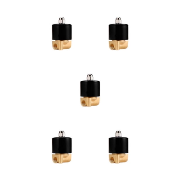 Scienceny Válvula de latón 2W-025-08 G1/4in, válvula de solenoide de ajuste cerrado Normal mecánico de presión para líquido de Control de Type2 NO2