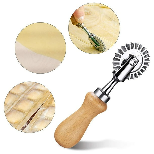 Pastry Wheel Cutter Pasta Cutter Wheel Ravioli Crimper Cutter