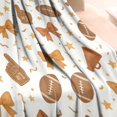 thumbnail image 3 of Football and Cheer Goods Pattern Blanket,Comfortable Soft Lamb Wool Throw Blanket,All Season,Warm Lightweight Blankets for Sofa Bed Couch Living Room Chair,30"x40", 3 of 4