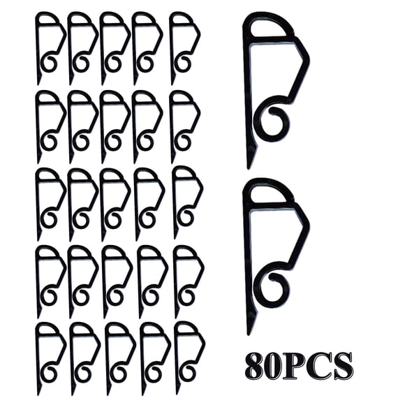 Kcavykas Clearance Sales Home Storage Organiser 120 Pcs Christmas Light Clips Holiday Light Clips Outdoor String Light Gutter Hooks Plastic Clip for Hanging Outdoor Lights Christmas Tree