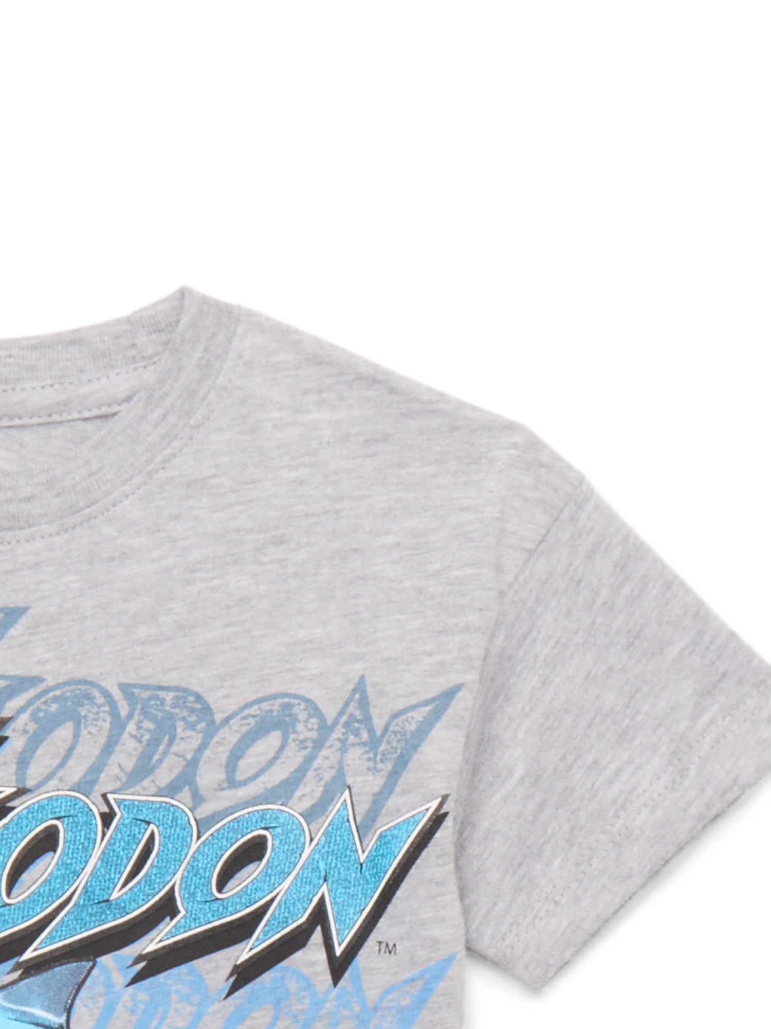 Monster Jam Toddler Megalodon Short Sleeve Graphic T-Shirt, Sizes 12 Months-5T