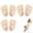 White-3pcs, variant on Metatarsal Pads Women, Shoe Inserts for Women, Ball of Foot Cushions Relief and Comfort, One Size Fits Any