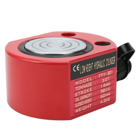 

Hydraulic Lifting Cylinders 58CC Capacity Industrial Tool Ultra Thin Automatic Oil Return Hydraulic Cylinder Jack Construction Chemical Shipbuilding Power