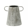 thumbnail image 4 of LuxenHome Set of 2 Farmhouse Blue and Gray Metal Vases, 4 of 6