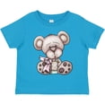 thumbnail image 3 of Inktastic Teddy Bear with Cookie Boys Toddler T-Shirt, 3 of 5