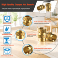 513 Piece Metric Threaded Insert Kit M2 M2.5 M3 M4 M5 M6 For 3D ...