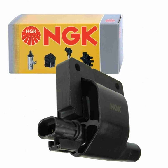 NGK Ignition Coil compatible with Nissan D21 2.4L 3.0L L4 V6 1990-1994