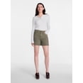 thumbnail image 2 of Scenario Women's and Women's Plus Rib Henley with Long Sleeves, Sizes XS-4X, 2 of 5
