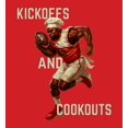thumbnail image 2 of Go Sports! But Where's the Food? Youth Red Crew Neck Short Sleeve Tee-Medium, 2 of 4