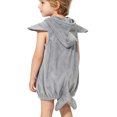 thumbnail image 6 of Girls' Animal Unisex Sleeveless Hooded Top Girls Dress up Clothes Halloween Boys 5-6 Years, 6 of 9