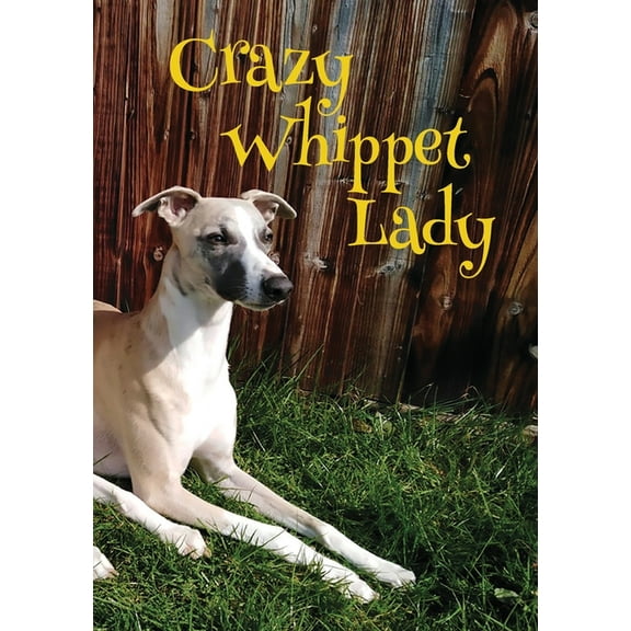 Crazy Whippet Lady Notebook, (Paperback)