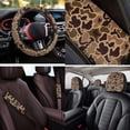 thumbnail image 4 of Uorisanigo Automobile Seat Cover Sets 14 Pack with Brown Duck Camo Auto Steering Wheel Cover Center Console Covers Seat Belt Pad Covers Head Rest Protector Accessories for Most Cars, 4 of 6