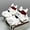 White Red, variant on Cross-Border Large Size Thick Soles Increase Old Shoes Non-Slip Sports Shoes Leisure High-Top Shoes