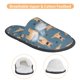 thumbnail image 3 of Fotbe French Bulldog Yoga Pantuflas Peludas para Mujer con Estampado, Zapatillas de Peluche, Zapatos de Invierno para Casa, Uso Interior y Exterior-Medium, 3 of 8