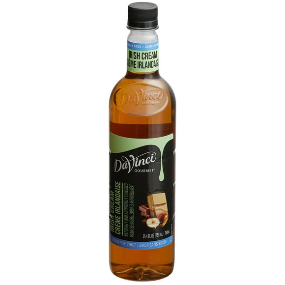 DaVinci Gourmet 750 mL Sugar Free Irish Cream Flavoring Syrup
