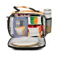 thumbnail image 2 of Insulated Lunch Bag 6L Leak-Proof Lunch Box with Shoulder Strap Multiple Pockets Lunch Tote Repeating Sun Pattern, 2 of 9