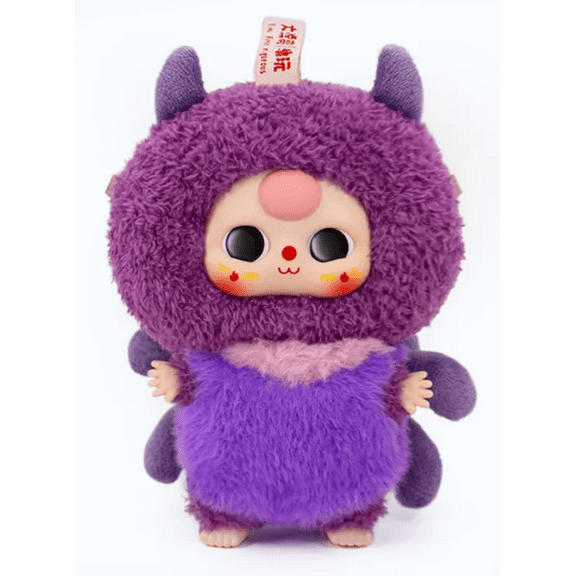 Baby Three Little Elf Series Plush Blind Box, Baby Three Animal Elements Plush Doll Cute Soft Stuffed Toys Pendant Keychain Trendy Doll Box, 10 Styles Plush Doll Xmas Birthday Gift