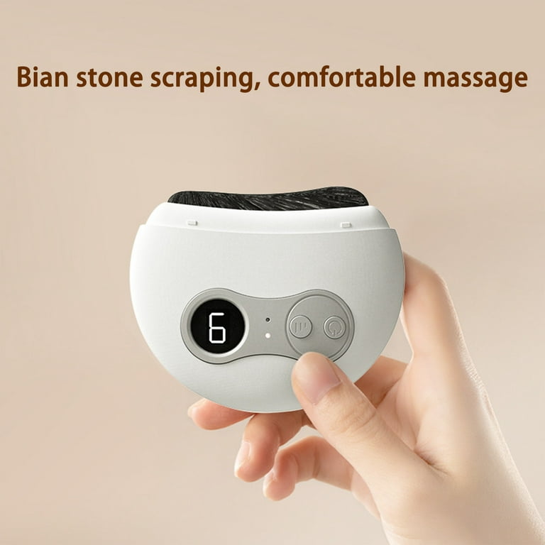 Gua Sha Natural Energy Hot Stone Electric Back Massager For Spa