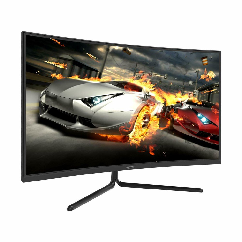 Viotek NV32Q True 4K Monitor 32Inch Curved 60Hz 4ms (OD) Streaming