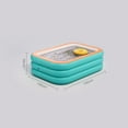 thumbnail image 1 of Foldable 1.5m 3-Layer Inflatable Swimming Pool with Thickened Awning Slide for Kids and Adults, Sturdy Material, Easy Setup & Storage, Perfect for Backyard Family Fun, Single Pool Design, 1 of 6