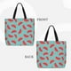 thumbnail image 2 of Fotbe Watermelon Bolsa Tote con Estampado para Mujer, Bolsos con Cremallera, Bolsa de Hombro Casual de Gran Capacidad con Bolsillos Internos, 2 of 7