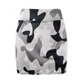 thumbnail image 4 of Whlbf Shorts for Women Plus Size Clearance under $5,Womens Fake Two-piece Leggings Camouflage Sports Tight Yoga Shorts Skirt, 4 of 4