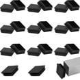 thumbnail image 1 of 20 Pieces 2 Inch Square Tube Black Plastic Plug Tube End Cap Plastic Plugs for Square Tubing Table Chair Shelf Insert Finishing Plug, 1 of 7