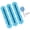 Blue, variant on Gieenan 3Pcs Surfing Fin Box Center Tail Surfing Fin Plug Box Surfboard Accessory Set