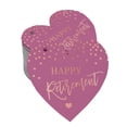 thumbnail image 1 of Inkdotpot Étiquettes de Retraite Heureuses en Feuille d'Or Rose Véritable 50 Pcs, 1 of 1