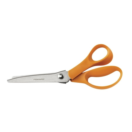 UPC: 0078484094457 | Fiskars Pinking Shears  Orange  8 inch