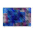 thumbnail image 1 of Blue Vintage Texture Rugs Doormat, Non-Slip Absorbent Door Mat Front Back Doormat Entryway Rugs 36"x24", 1 of 8