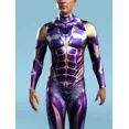 thumbnail image 1 of Mono de dibujo de colores para Hombre y mujer, traje Zentai, disfraz Steampunk, Halloween, fiesta de Carnaval, 1 of 5