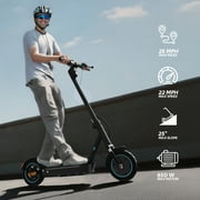 Electric Scooters for Adults, 650W Motor, Up to 21 MPH, Folding E Scooter with Side Lights