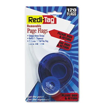 Banderas de página de mensajes con flecha Redi-Tag 81344 120 banderas