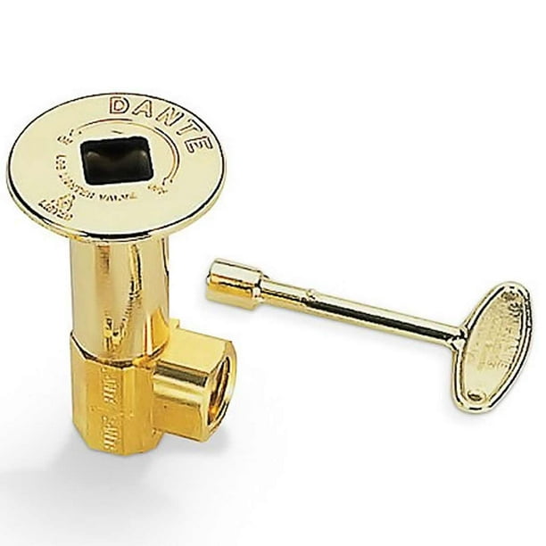 Gas ShutOff Floor Valve 90 Degree Angle