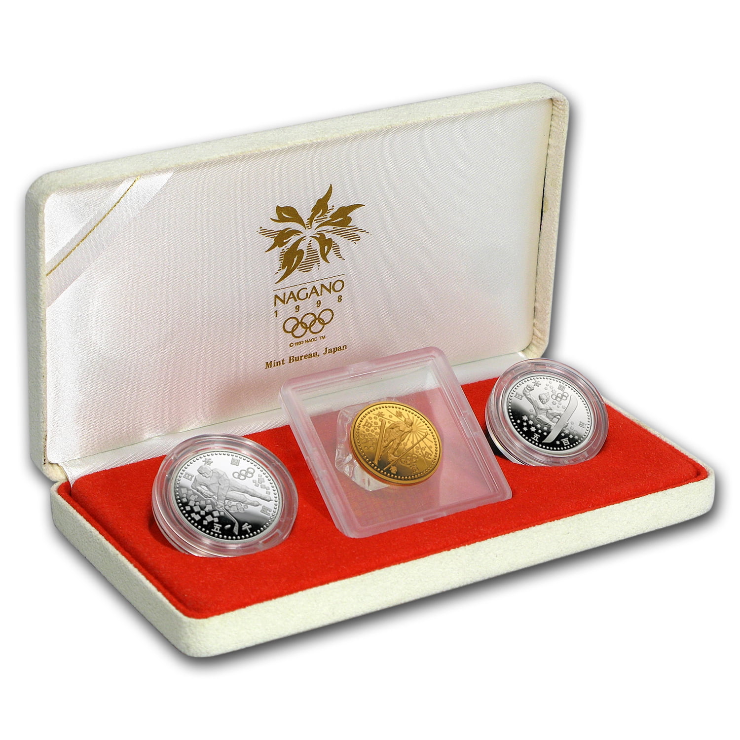 1998 Japan 3-Coin Proof Nagano Winter Olympics Set - Walmart.com