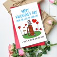 thumbnail image 4 of Tarjeta de felicitación TQDaiker divertida para los amantes del golf para el día de San Valentín, 4 of 5