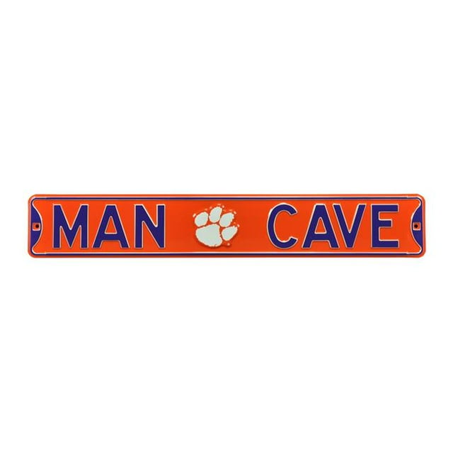 Authentic Street Signs 70305 Clemson Tigers Man Cave Street Sign
