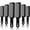 Black, variant on 6 Pack Heat Resistant Hair Cutting Combs, 9 Inch Flat Top Combs for Clipper Cuts and Flattops